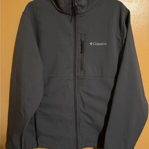 Columbia Men's Dark Gray Performance Jacket large fleece inner